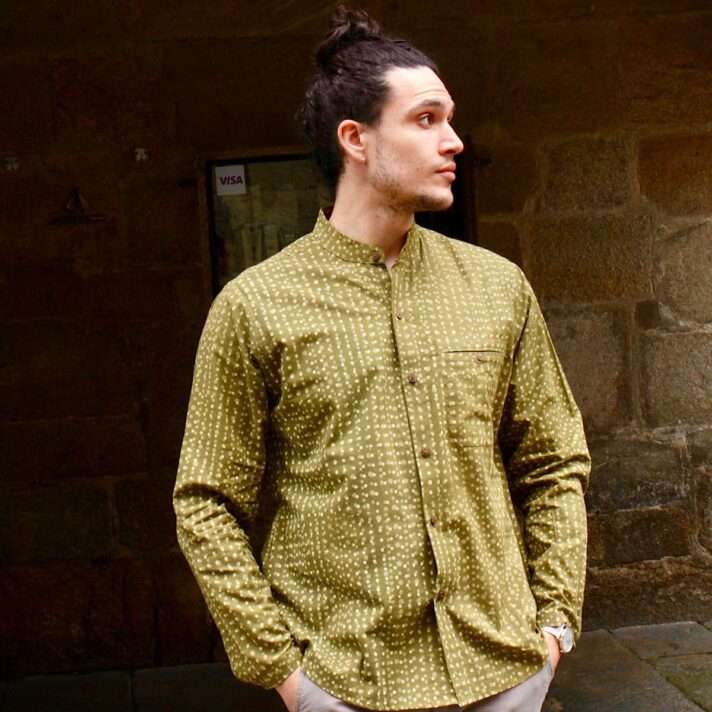 Camisa L'India topos verde