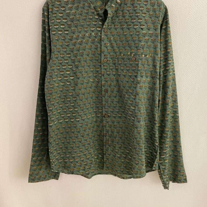 Camisa estampada verde