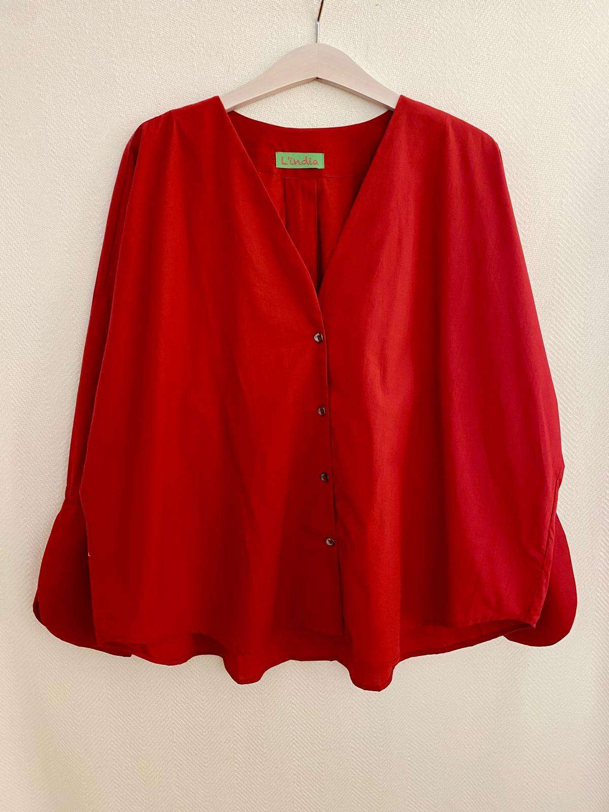 Blusa popelin botones - Imagen 11