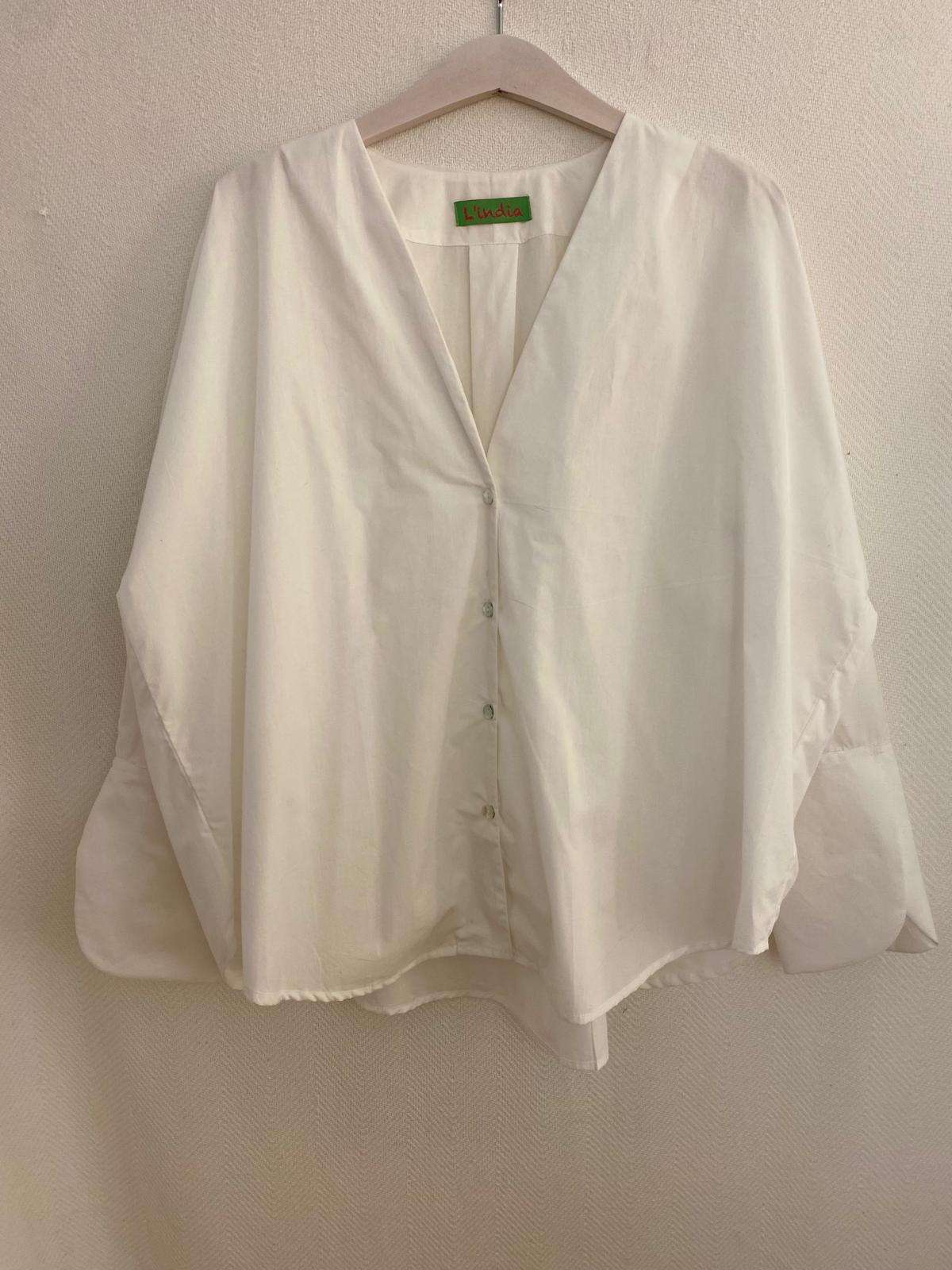 Blusa popelin botones - Imagen 6