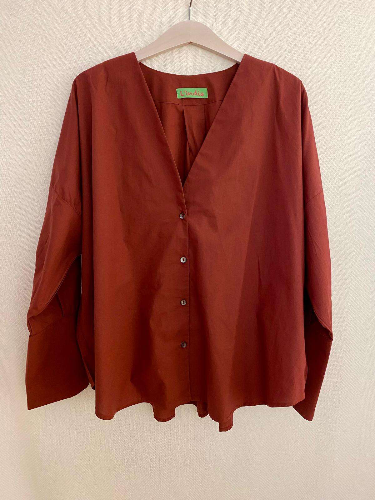 Blusa popelin botones - Imagen 13