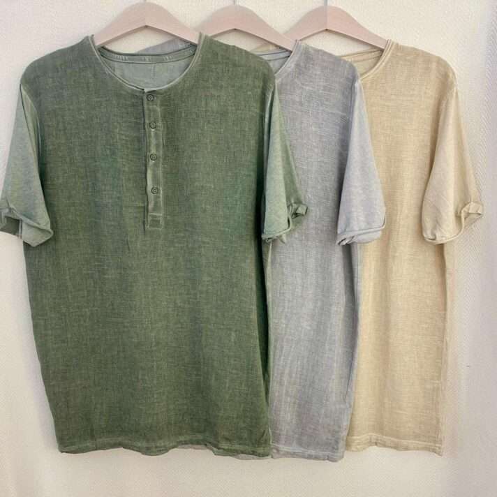 Camiseta lino algodón