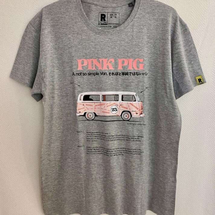 Camiseta pink pig