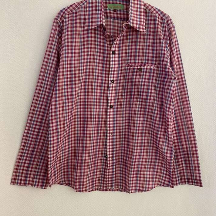 Camisa cuadros rosa