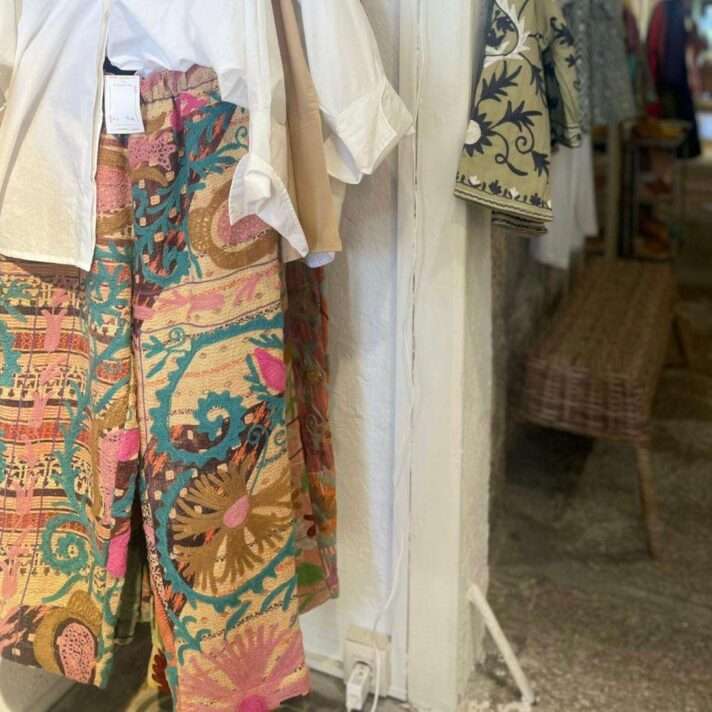 Pantalon Bordado kantha