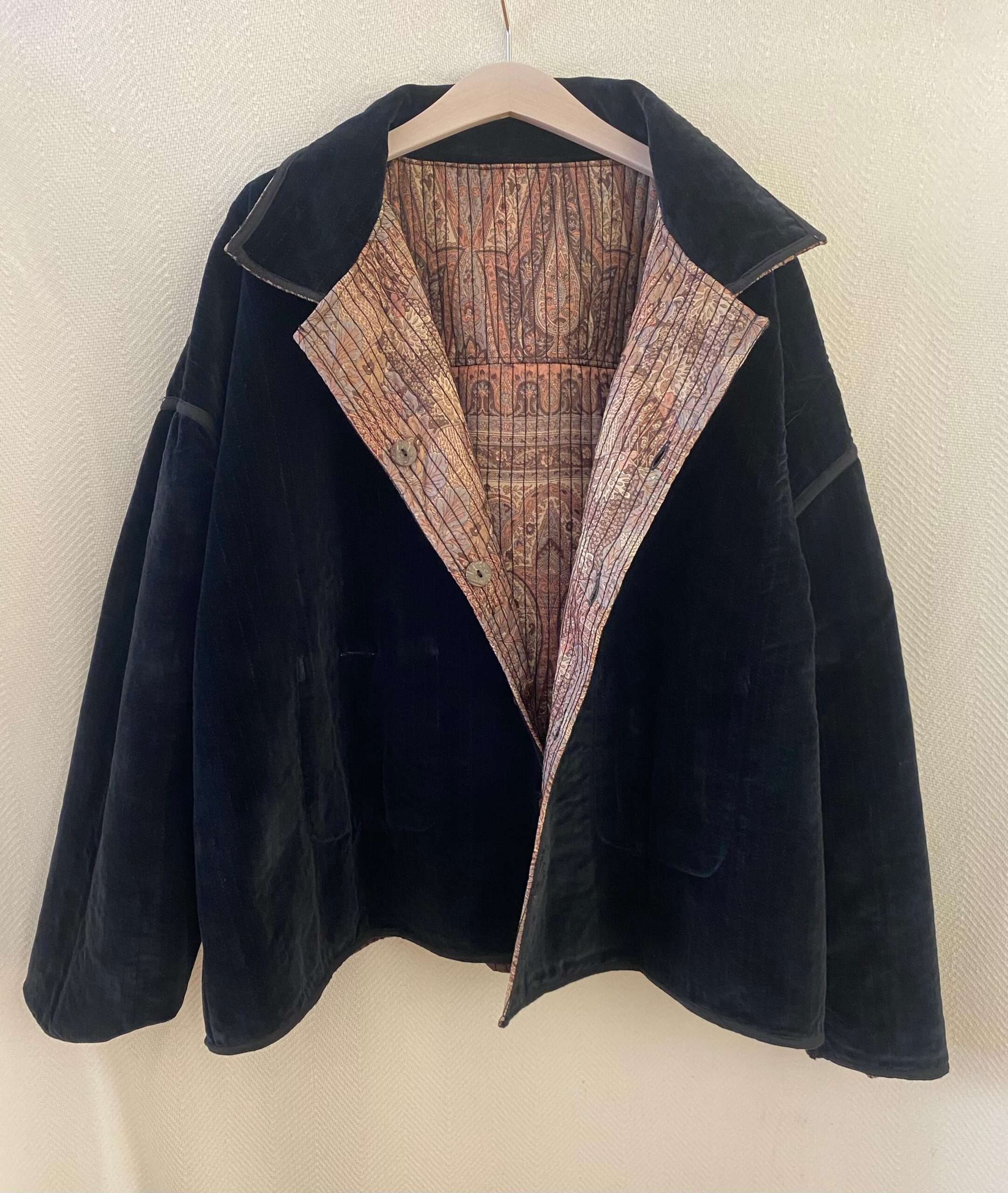 Chaqueta reversible terciopelo botones - Imagen 7