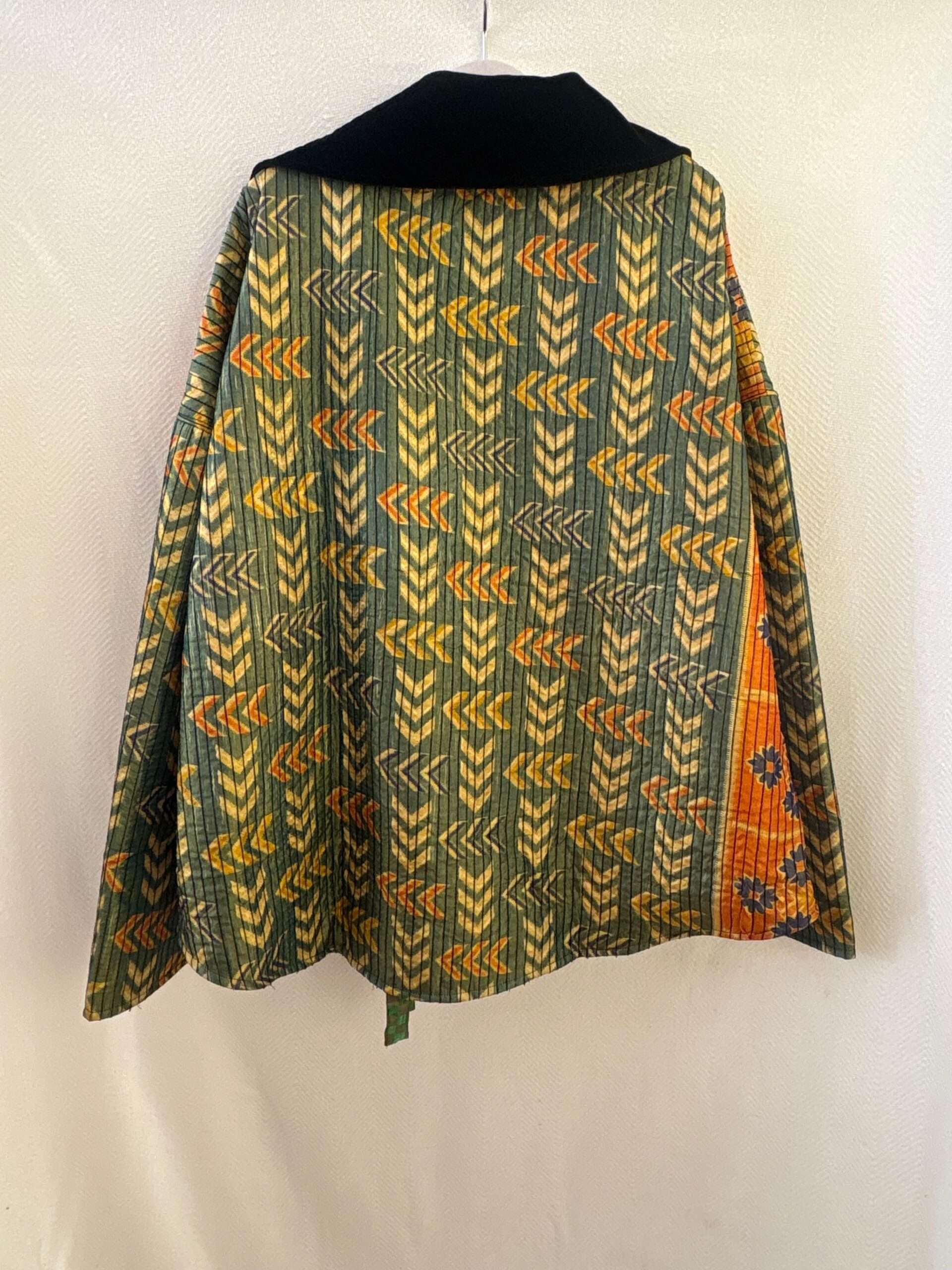 Chaqueta reversible terciopelo lazos - Imagen 3