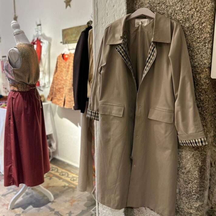 Gabardina detalle cuadros